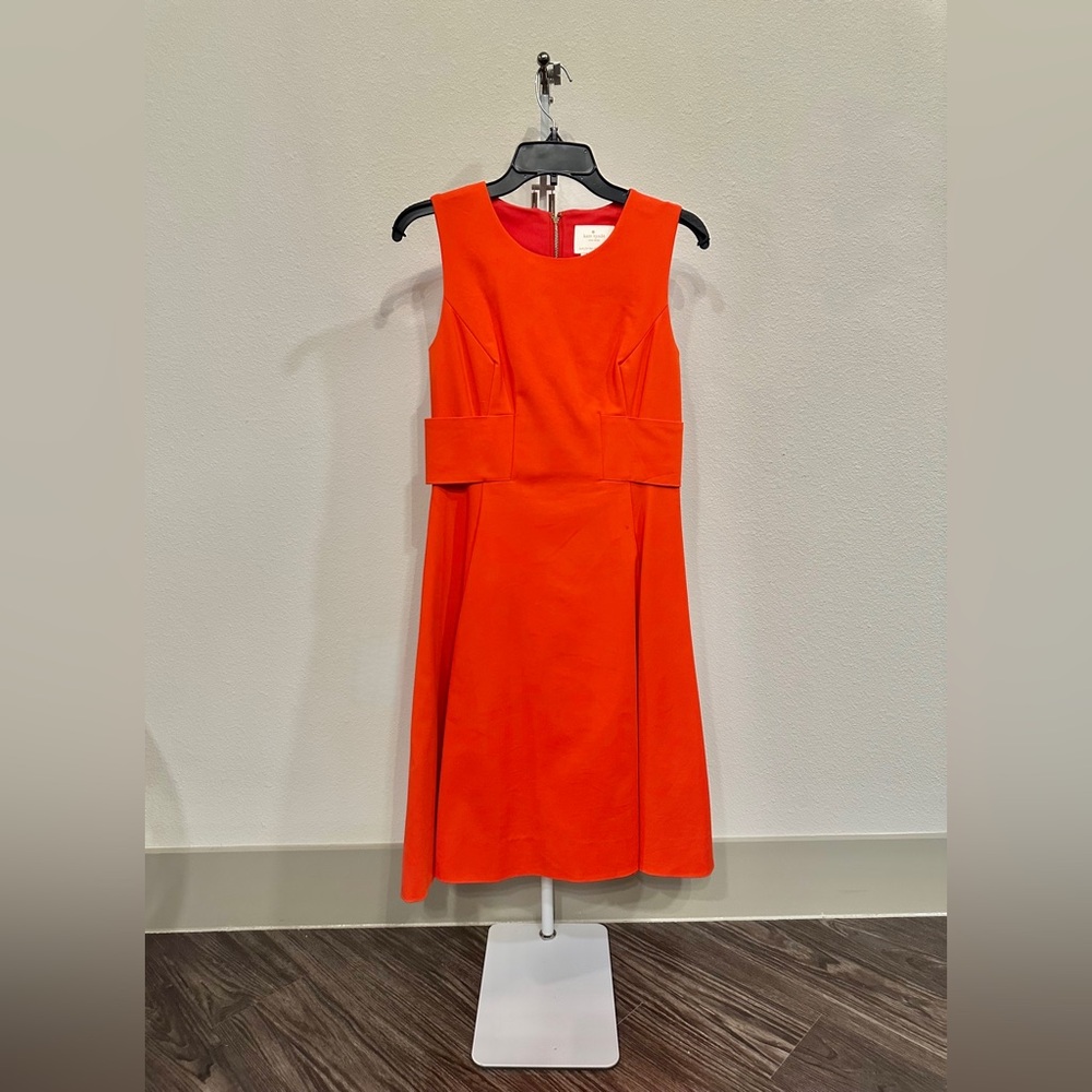 Kate Spade A-Line Dress Bow Waist Sleeveless Fit Flare Size 6